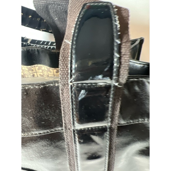 Tory Burch Black Patent Leather Tote - Picture 2 of 12